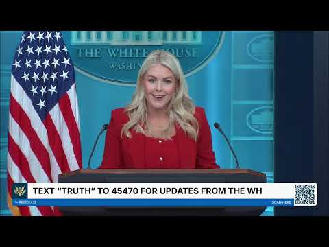 Press Secretary Karoline Leavitt Briefs Members of the Media, Jul. 23, 2026
