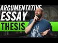 Thesis Writing and Argumentation Skills