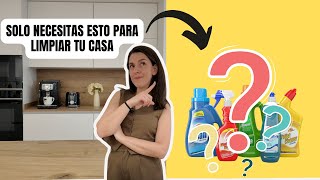 SOLO NECESITAS 5 PRODUCTOS para LIMPIAR tu CASA