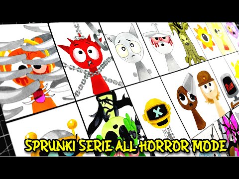 DIBUJO todos los Incredibox Sprunki Animated Series Intro | HORROR MODE | dibuje incredibox sprunki