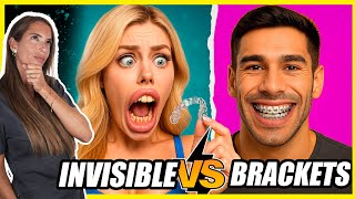 😲 ¡ORTODONCIA INVISIBLE vs BRACKETS! ¿Que tan buenos son los ALINEADORES dentales INVISIBLES?