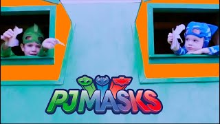 PJ Masks 5 Full Episodes with Catboy, Gekko, and Night Ninja! Trouble At The HQ