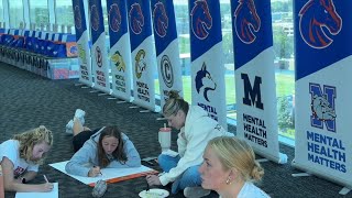 Boise State student-athletes mentor high schoolers to break mental health stigma