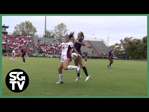 Gamecock Women's Soccer upset Auburn at home. | Oct. 27, 2024