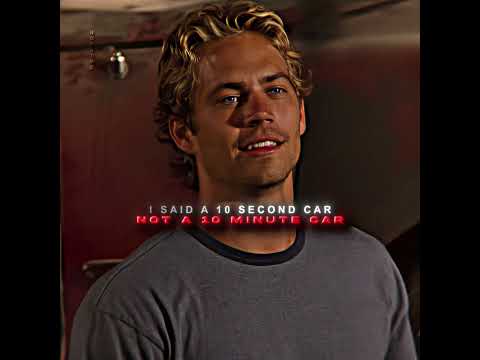 This is your car #shorts #fastandfurious #paulwalker #edit