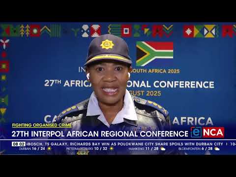 YouTube video thumbnail: Fighting Organised Crime: 27th Interpol African Regional Conference