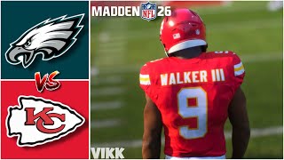 Eagles vs Chiefs Simulation | Madden 26 Free Agency Rosters
