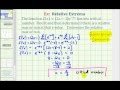 Understanding Critical Numbers and Relative Extrema