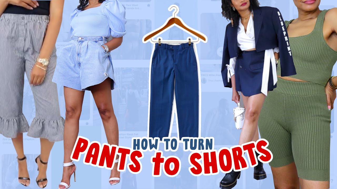 7 Cool Ways to Upcycle Pants into Shorts for Summer: DIY Tutorial