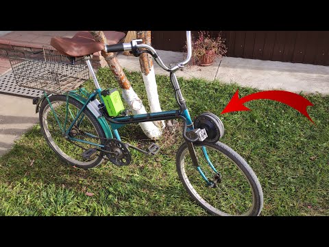 How to make a powerful electric bike out of an old gyro scooter! It's very simple.