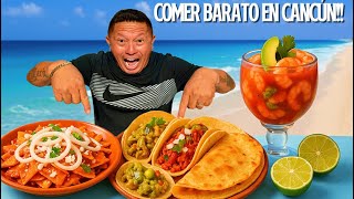 ¿ DONDE comer BARATO en Cancún ?