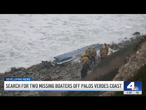 Search for 2 boaters off Palos Verdes coast