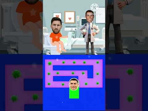 ¿Ronaldo logrará salvar a Messidel VIRUS😱🦠?-Ronaldo🐐,Messi🥶,Embappe🐢,Mrbeast💸🤩.
