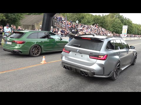 900HP BMW M3 G81 Touring vs 734HP Audi RS4 B9 ASK Performance Stage 3+