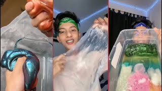 Tiktoks Recopilación De David Getial || haciendo Slime #2