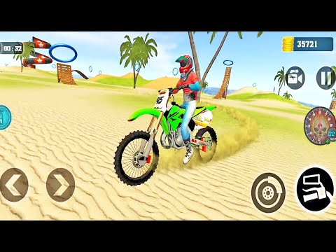 Dirt Motocross Beach Bike Stunt Racing Game - Android bike stunt gameplay - Best Bike Game 2025