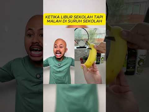 PADAHAL HARI LIBUR, EH SI SAMSUL MALAH DI SURUH SEKOLAH