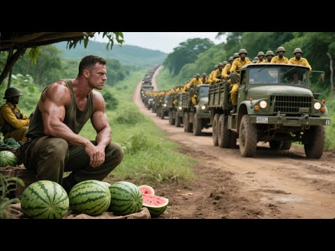 功夫电影：日軍車隊遇襲！高手一顆西瓜爆頭