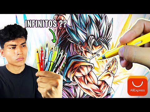 Probé los colores "INFINITOS" de Aliexpress | ¿REALMENTE FUNCIONAN?🤔