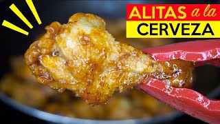 POLLO a la CERVEZA  RECETA FACIL | ALITAS de POLLO a la CERVEZA | recetas con pollo faciles