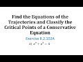 Understanding Conservative Equations and Critical Points