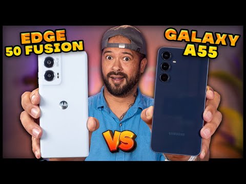 GALAXY A55 ou MOTO EDGE 50 FUSION qual COMPRAR?! 🤔