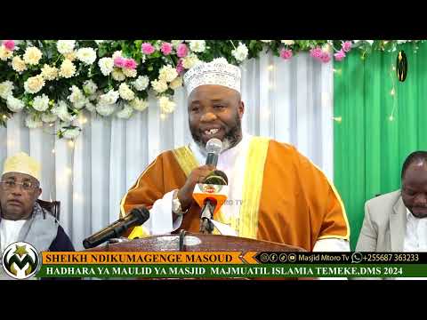 WASIO WA MTUME KWA MASWAHABA MUFTI WA BURUNDI HADHARA YA MAULID KWA DR. NA SHEIKH ALHAD MUSSA 2024