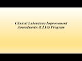 CLIA Program and Laboratory Standards