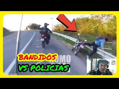 Persecución entre ladrones y Policías