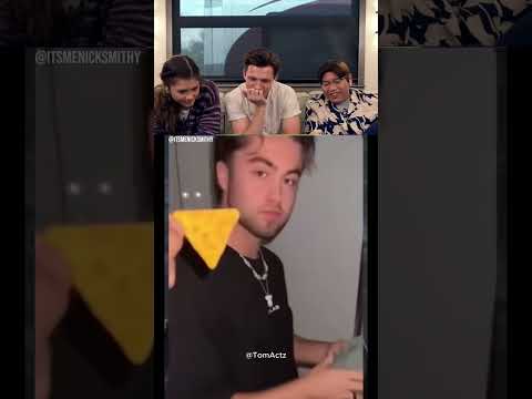 Try to laugh Tom Holland react part 158 #tomholland #funny #trytolaugh #reaction