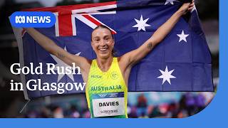 YouTube video thumbnail: Gold Rush Extends Australia's Lead at Commonwealth Games
