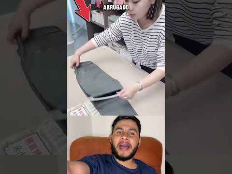 Este es la forma correcta para colgar un pantalón en un gancho😱