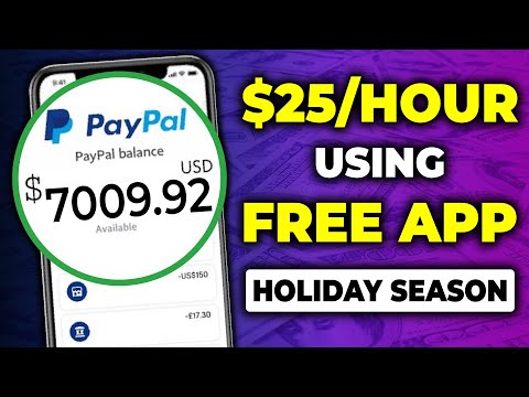 Free App Pays You $25 Per Hour to Work For Holidays | Make Money from Your Phone 2025