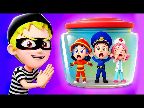 Turn Into Police, Fireman, Doctor| Kids Song by Nomad Kids