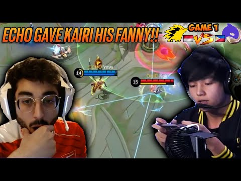 Did Echo forgot to Ban FANNY? | ECHO vs ONIC ID GAME 1 | Mobile Legends