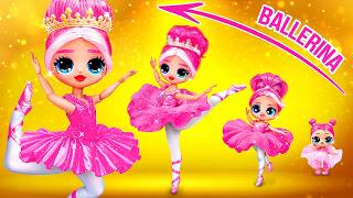 Ballerina Growing Up! LOL OMG DIYs