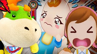 Bowser Jr Plays Babysitting Mama