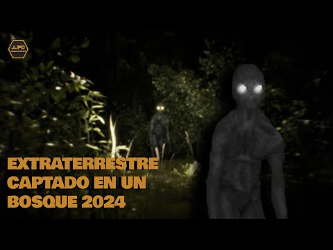 Extraterrestre captado en un bosque 2024