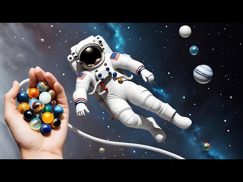 Astronout but in a Gym Marble Tracks | Colorball | Marble Play