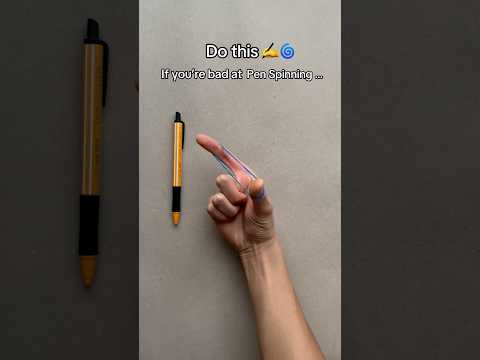 Do this if you can’t spin a pen ✍️🌀