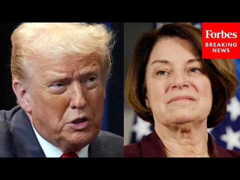 YouTube video thumbnail: 'It's An Outrage': Amy Klobuchar Drops The Hammer On Trump, GOP Over Threats To Snap Funding