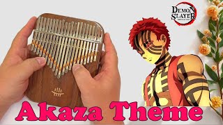 Akaza Theme (Demon Slayer : Kimetsu no Yaiba) - Kalimba cover with tabs