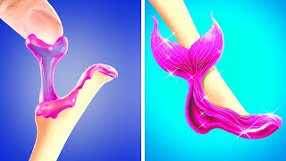 Oh non ! La sirène a perdu ses chaussures 🥺🧜‍♀️ Meilleures idées DIY pour poupées
