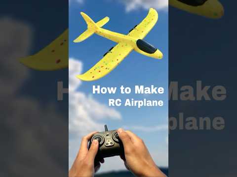 Make an Airplane with Remote control #craft #diyprojects #tutorial