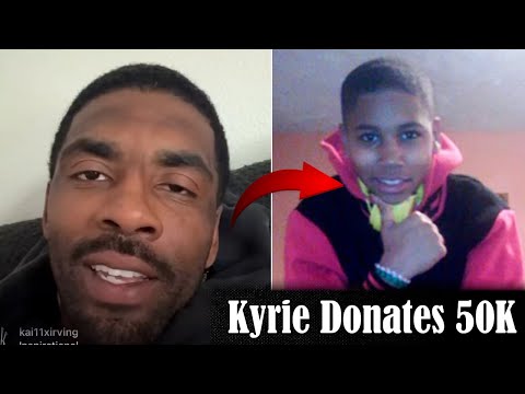 Kyrie Irving Donates 50k To Tamir Rice Mother's Foundation Where is ESPN & Fox Sport Coverage?!!