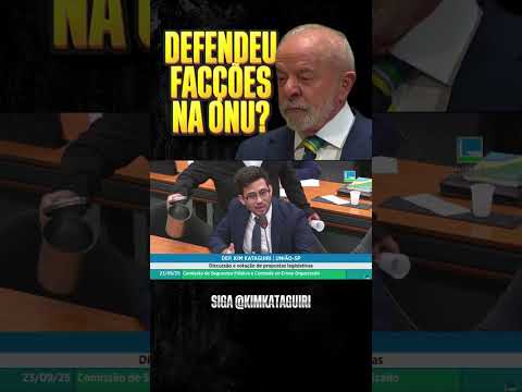 LULA está PREOCUPADO com o COMBATE as FACCÕES?