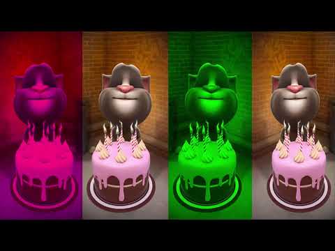 My Talking Tom -- Funny Movement Colors Happy Birth day-- Gameplay Mobile Part 6