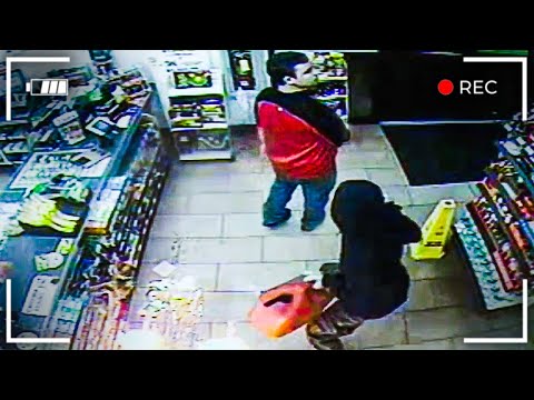 Camera Captures Killer Shooting And Burning Teen Cashier