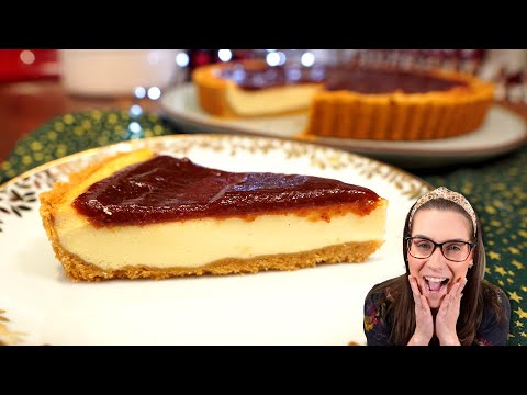 SOBREMESA QUE NÃO PODE FALTAR NO SEU FINAL DE ANO! TORTA DE RICOTA COM GOIABADA | cremosa e fácil!