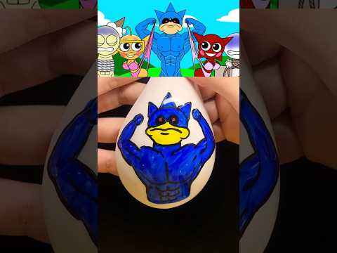 Reverse Play⏪⬅️ I drew SIGMA SUS MOD SPRUNKI RETAKE - SONIC.EXE with Water Painting Pen